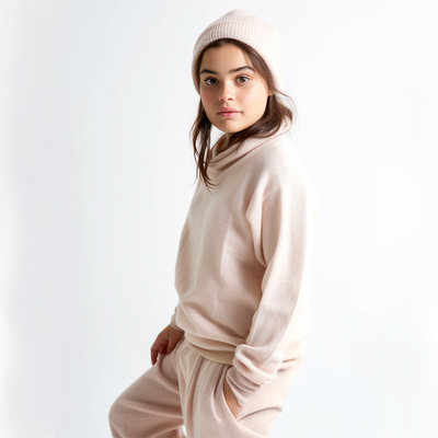 有机棉短袖前开连体服