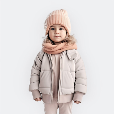 羽绒服女宝宝公主风洋气外套