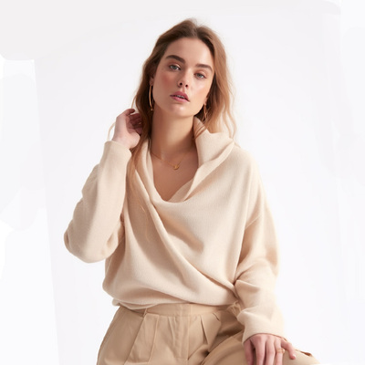 小众时尚洋气白色衬衫配