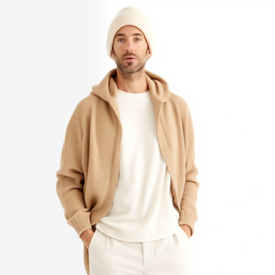 Autumn and winter season plush and thick men's clothing paired with handsome and casual style