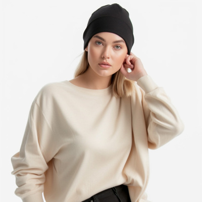 秋冬女自由造型保暖羊毛渔夫帽遮阳